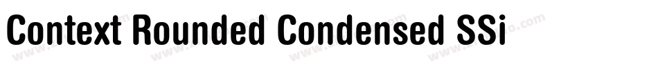 Context Rounded Condensed SSi Normal字体转换